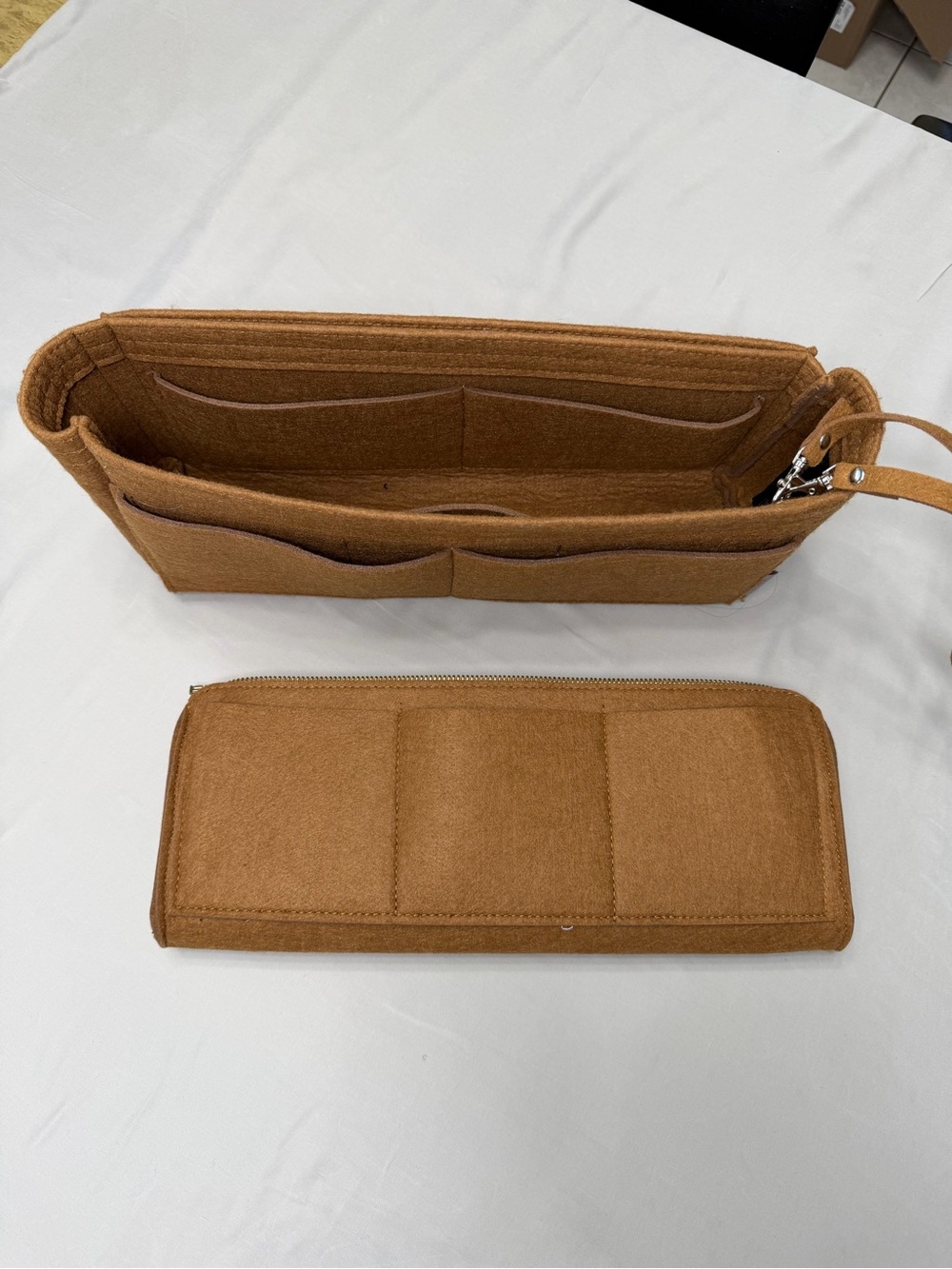 Felt handbag organizer (insert)